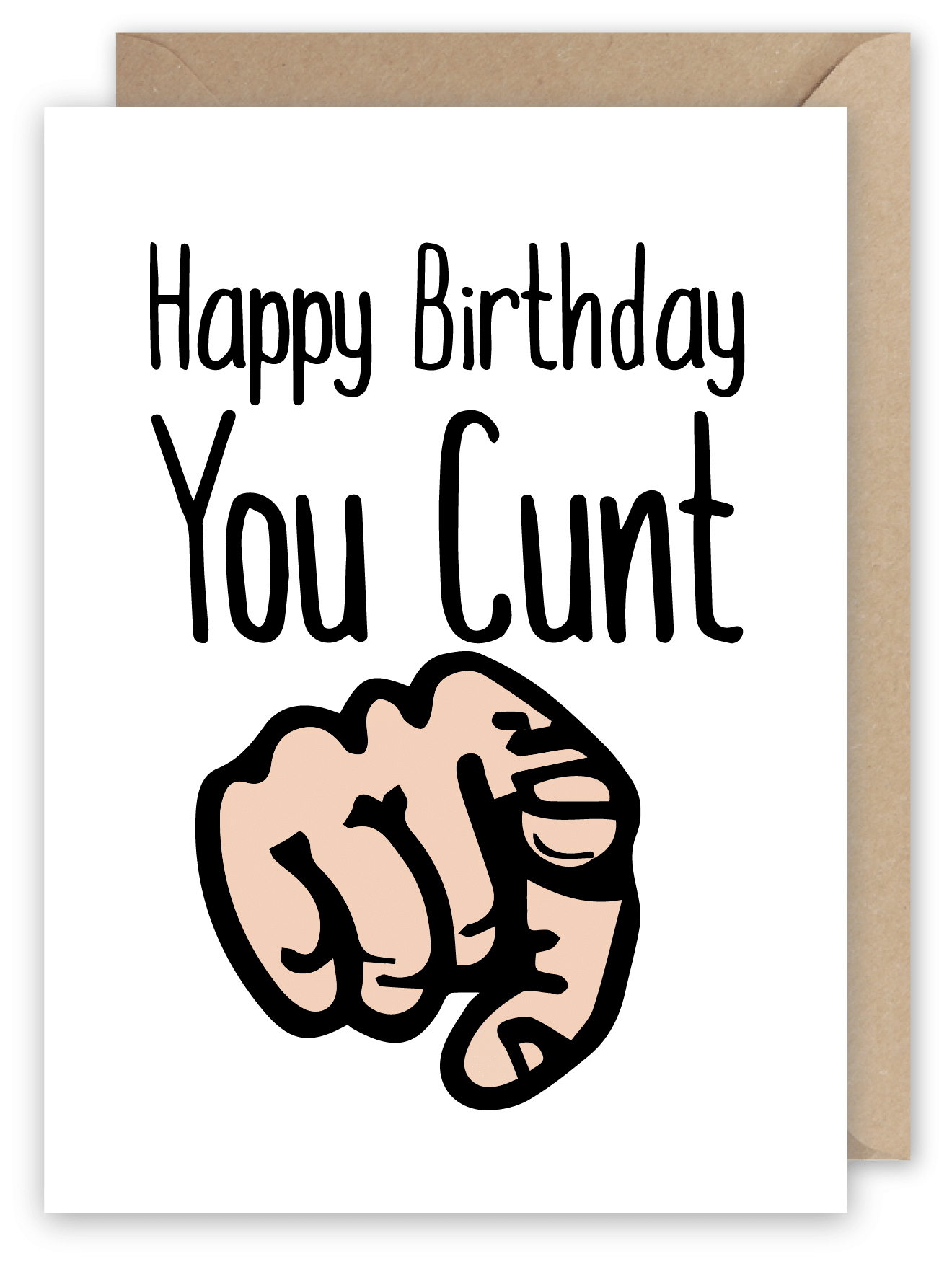 Birthday Cunt Greeting Card From Pheasant Plucker