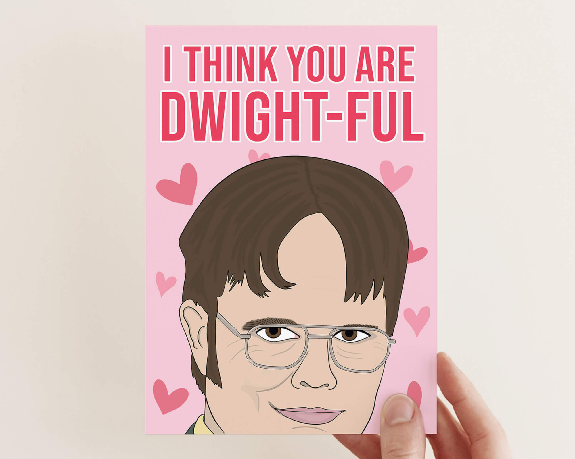 Dwight Schrute - The Office Valentines / Anniversary / Love Card - Greeting  Card from Pheasant Plucker