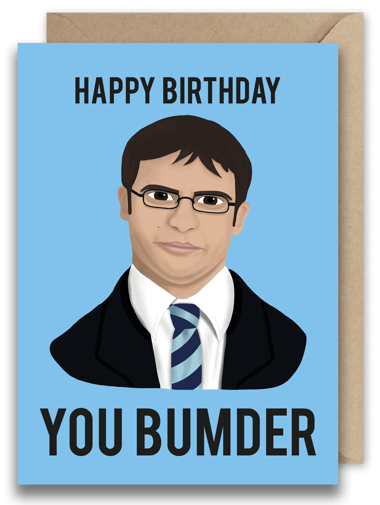 Happy Birthday You Bumder - Will Inbetweeners Card - Greeting Card from ...