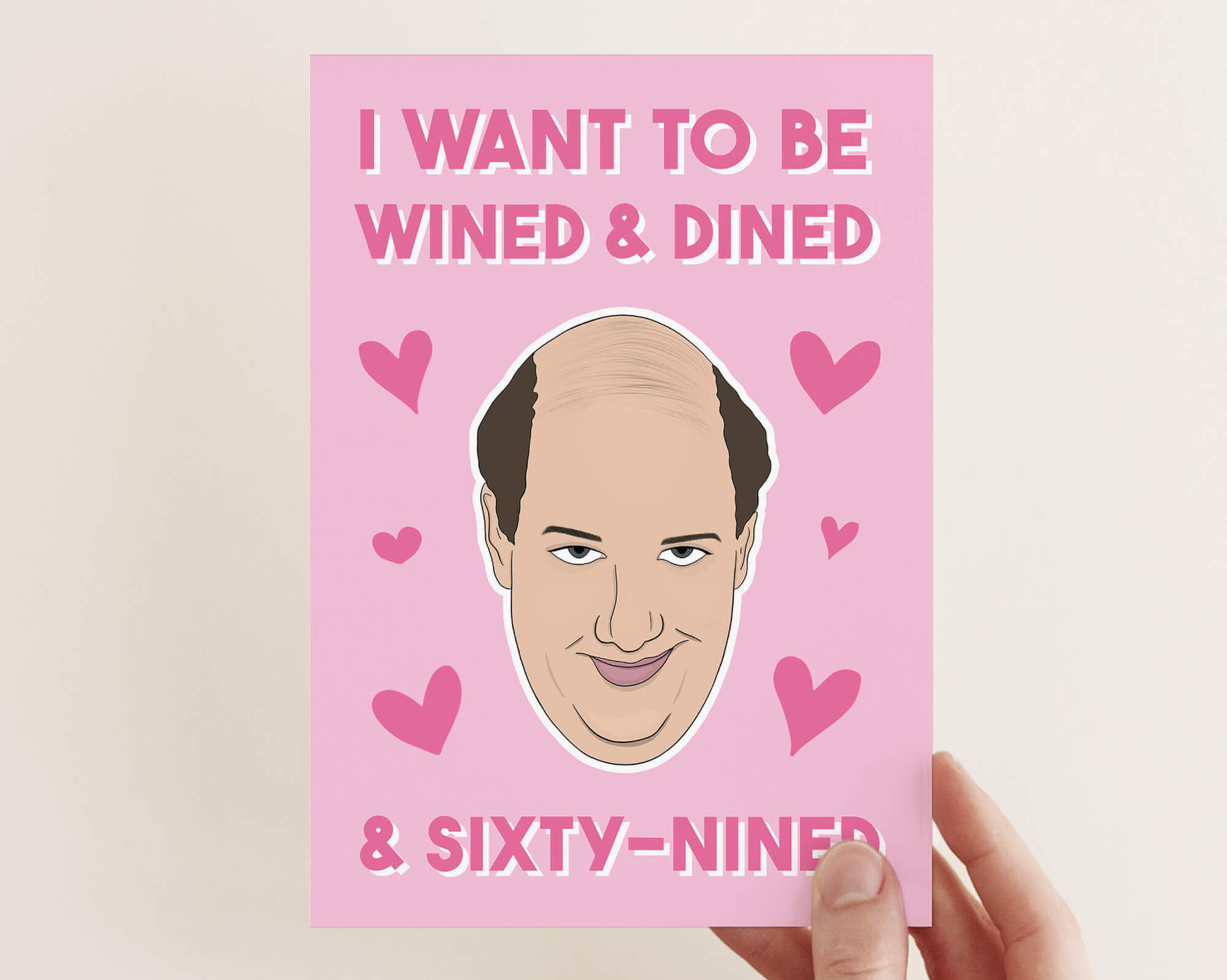 Kevin Malone - The Office Valentines/Anniversary Card - Greeting Card ...